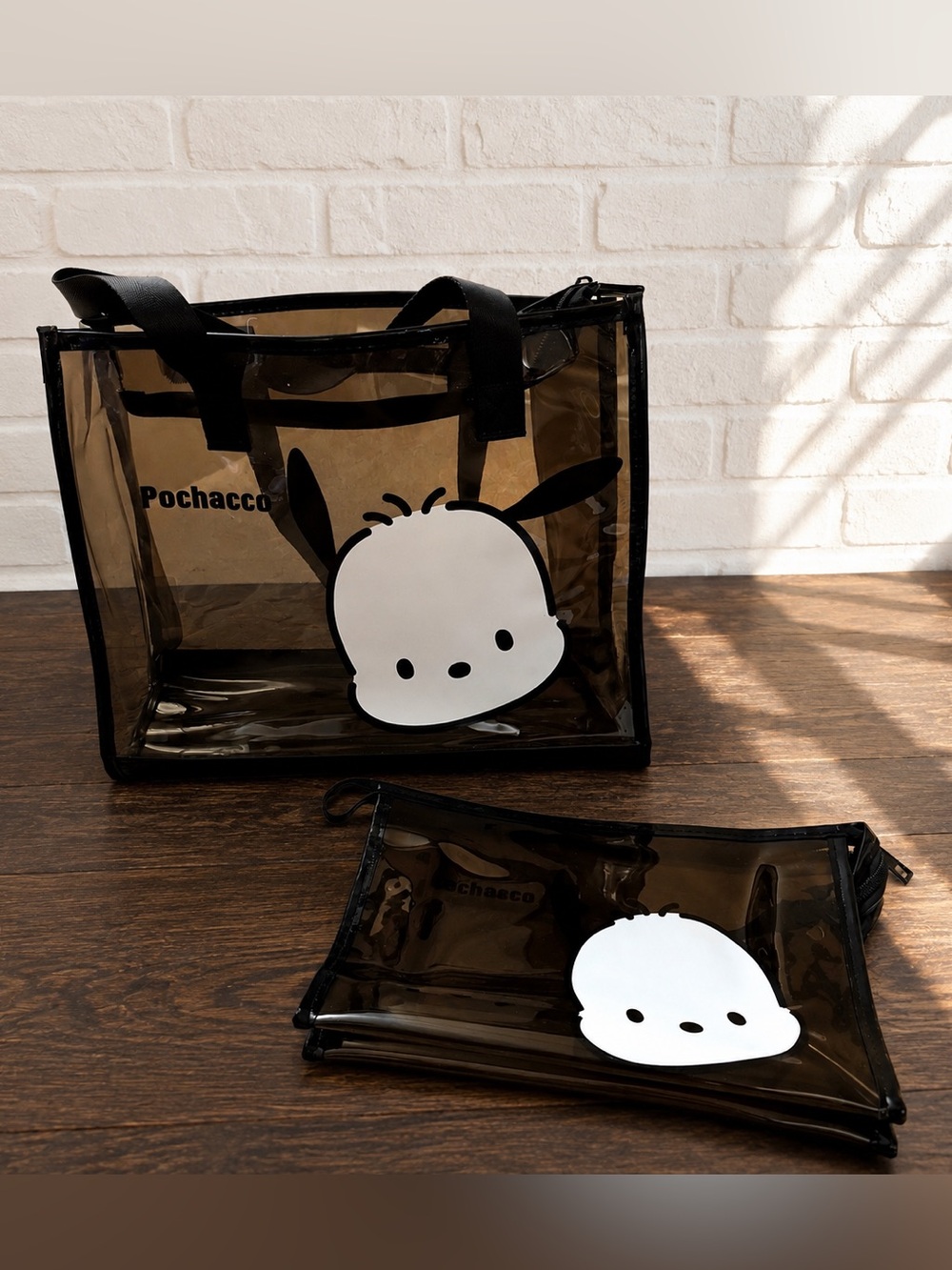 SANRIO Pochacco Tote with Matching Pouch - Picture 5 of 7